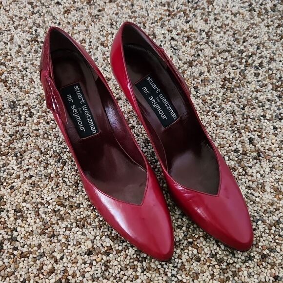 VINTAGE Stuart Weitzman for Mr. Seymour, size 8 1/2 narrow heels - Picture 1 of 11